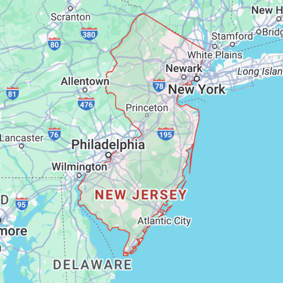 New Jersey Map