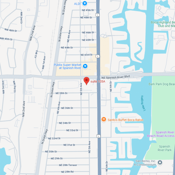 Map of Boca Raton Florida