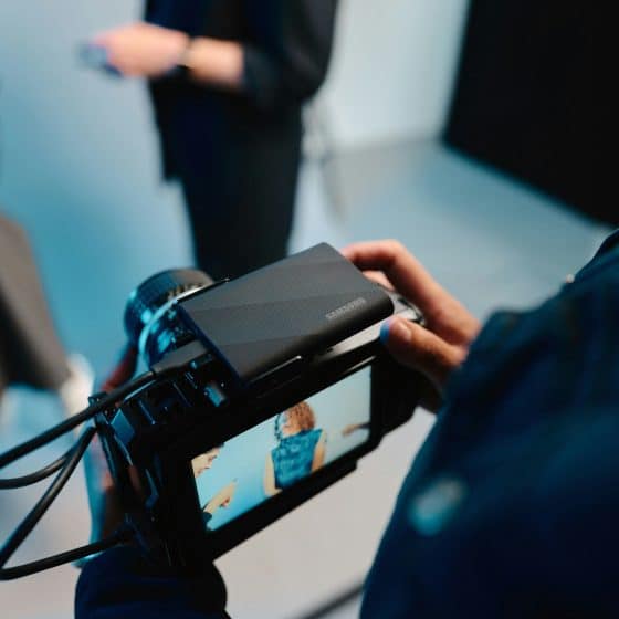 A Video Operator operating a camera